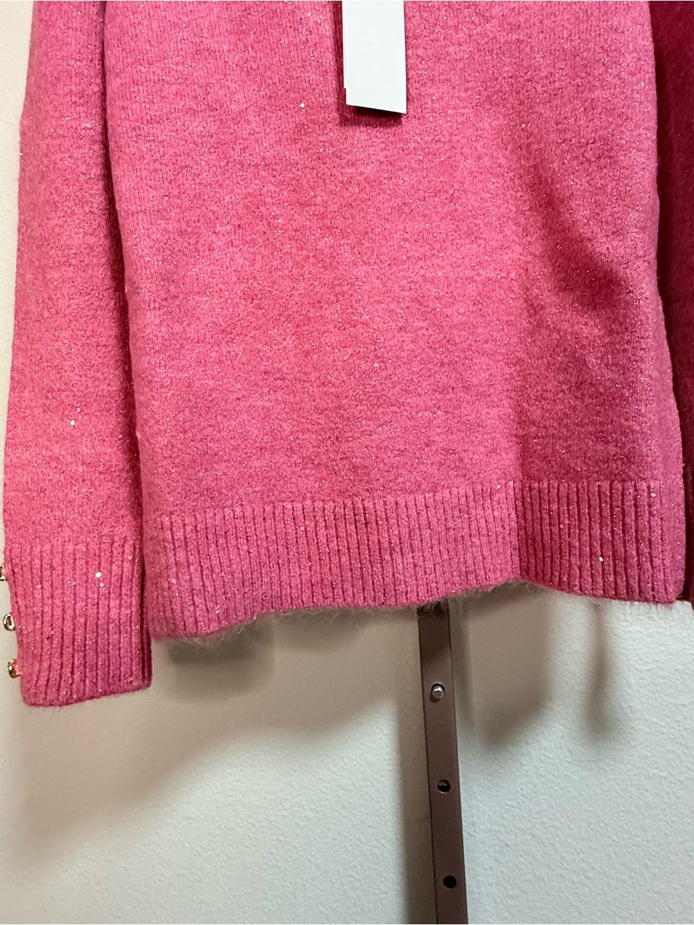 NWT Lilly Pulitzer Lola Sequin Sweater in Confetti Pink Metallic - Picture 9 of 16